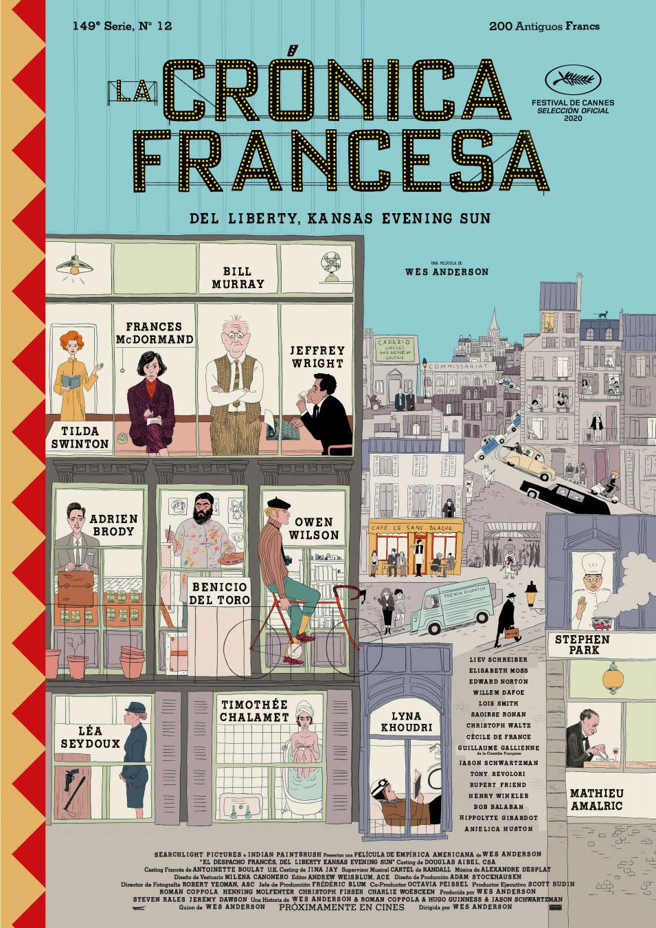 Se presenta trailer y poster de La Cronica Francesa