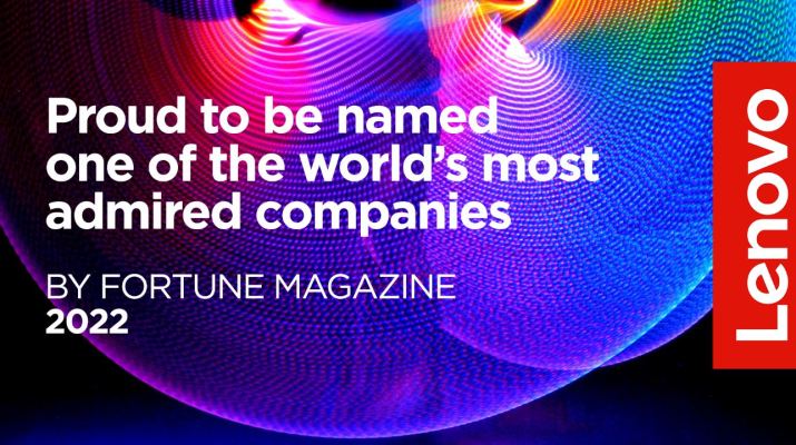 Lenovo Sube En El Ranking De La Revista Fortune De Las Empresas Más Admiradas Del Mundo En 2022