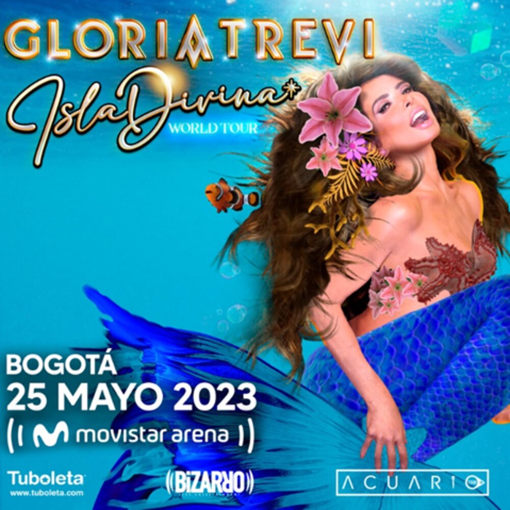 GLORIA TREVI TRAE A COLOMBIA SU ESPECTACULAR “ISLA DIVINA WORLD TOUR” MAYO DE 2023 